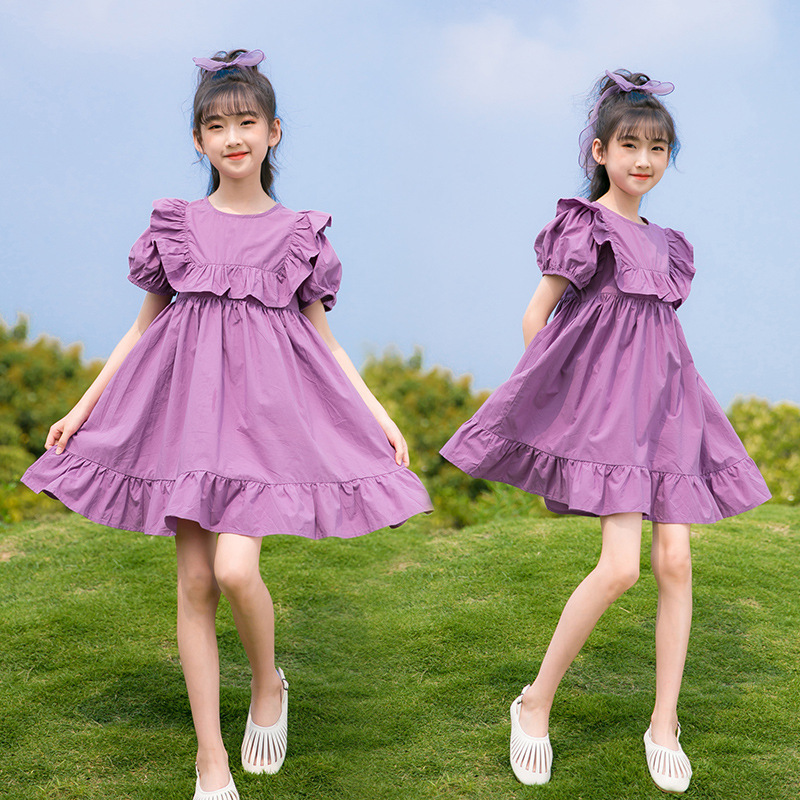 dr4951 เดรส เด็กโต 3 ตัวต่อแพ็ค 110-160 (เลือกไซส์ได้ให้ครบแพ็ค)