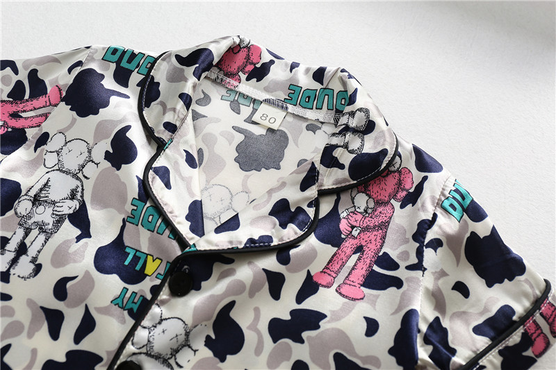 ha1307 ชุดนอน เสื้อ+กางเกง size 80-110 จำนวน 4 ตัวต่อแพ็ค
