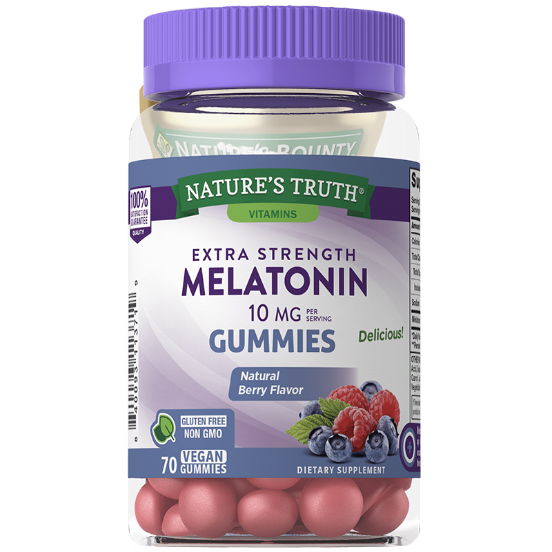 พร้อมส่ง กัมมี่ เคี้ยวอร่อย ผ่อนคลาย Nature's Truth Extra Strength Melatonin 10 mg Gummies