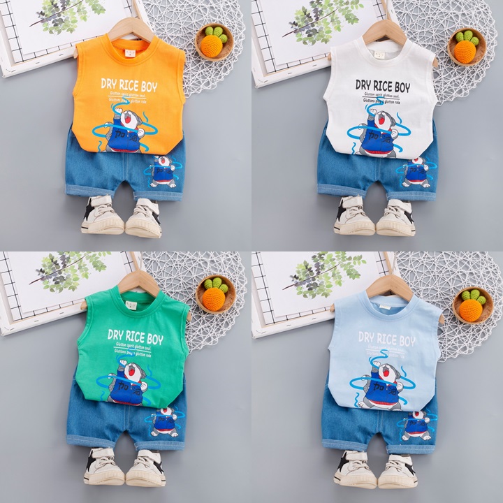 ha1772 เสื้อ+กางเกง size 80-110 จำนวน 4 ตัวต่อแพ็ค