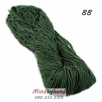 เชือกฟอก แบบไจ 88 สีเขียว