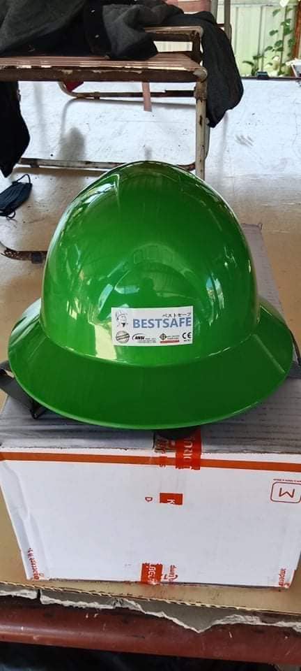 หมวกนิรภัยปีกรอบ เซฟตี้มาตรฐาน USA รุ่น Full Brim กันไฟฟ้า 20,000 V