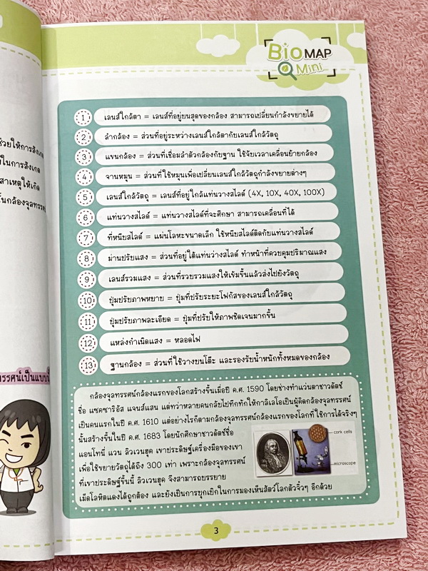 ►BioMap Mini◄ หนังสือชีววิทยาพี่วิเวียน ออนดีมานด์ สรุปชีววิทยาฉบับพกพา มีสรุปเนื้อหาสำคัญ หนังสือพิมพ์สีทั้งเล่ม มีเทคนิคลัดเยอะมาก เหมาะสำหรับพกพาไปทุกที่เพื่ออ่านทบทวน หนังสือตีพิมพ์สมบูรณ์ทั้งเล่ม // ในหนังสือมีเขียนเล็กน้อย สภาพหนังสือแทบใหม่เอี่ยม ห
