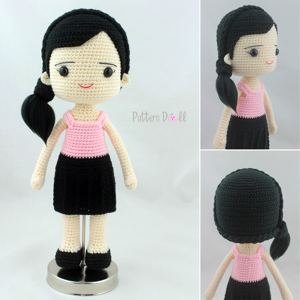 หนังสืองานฝีมือตุ๊กตาถักโครเชต์ชุดอาชีพ เซตที่ 2