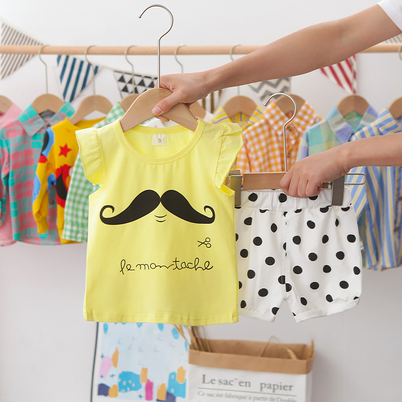 ha1568 เสื้อ+กางเกง size 80-110 จำนวน 4 ตัวต่อแพ็ค