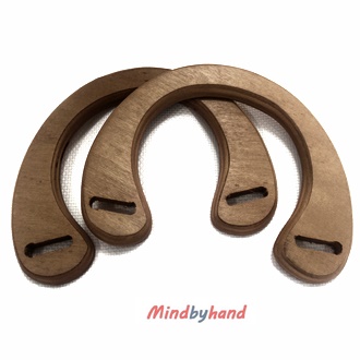 หูกระเป๋าไม้