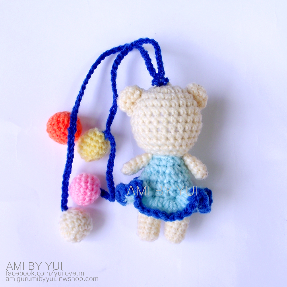 พวงห้อยกระเป๋าหมีใส่กระโปรง