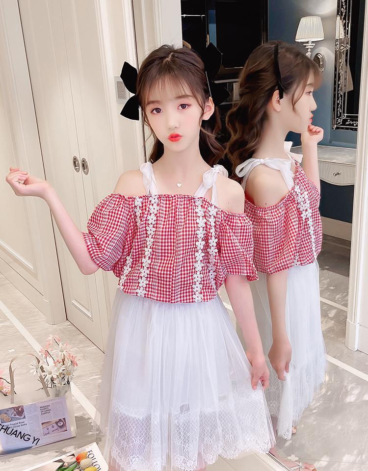 dr5311 เสื้อ+กระโปรง เด็กโต 3 ตัวต่อแพ็ค 110-170 (เลือกไซส์ได้ให้ครบแพ็ค)