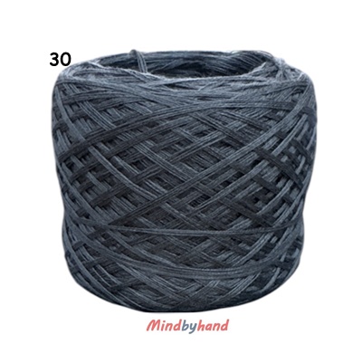 ไหมเรย่อน สีพื้น 30 สีเทาเข้ม