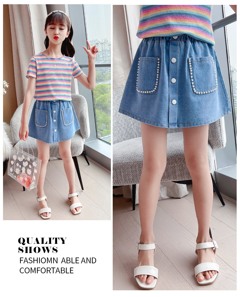 dr5292 เสื้อ+กระโปรง เด็กโต 3 ตัวต่อแพ็ค 110-160 (เลือกไซส์ได้ให้ครบแพ็ค)