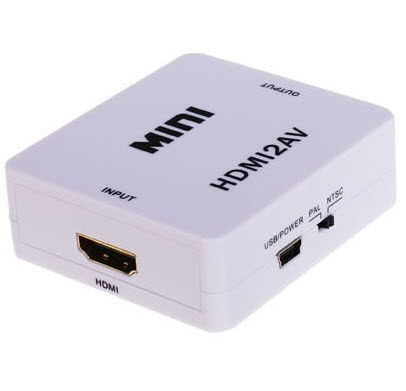 กล่องแปลง HDMI เป็น AV ( HDMI to AV converter )