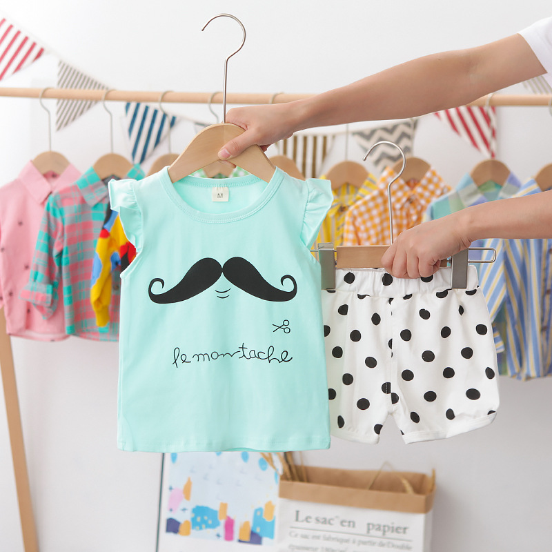 ha1568 เสื้อ+กางเกง size 80-110 จำนวน 4 ตัวต่อแพ็ค