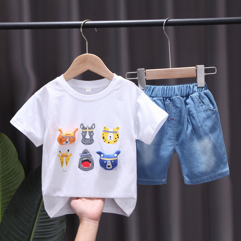 ha1474 เสื้อ+กางเกง size 80-110 จำนวน 4 ตัวต่อแพ็ค