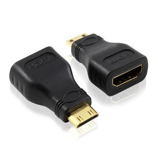 อแดปเตอร์แปลง Mini HDMI เป็น HDMI ( mini HDMI to HDMI Adapter )