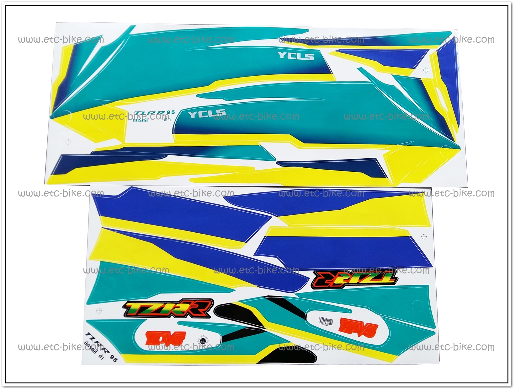 สติ๊กเกอร์ TZR-R ปี 95 ติดรถสีดำ