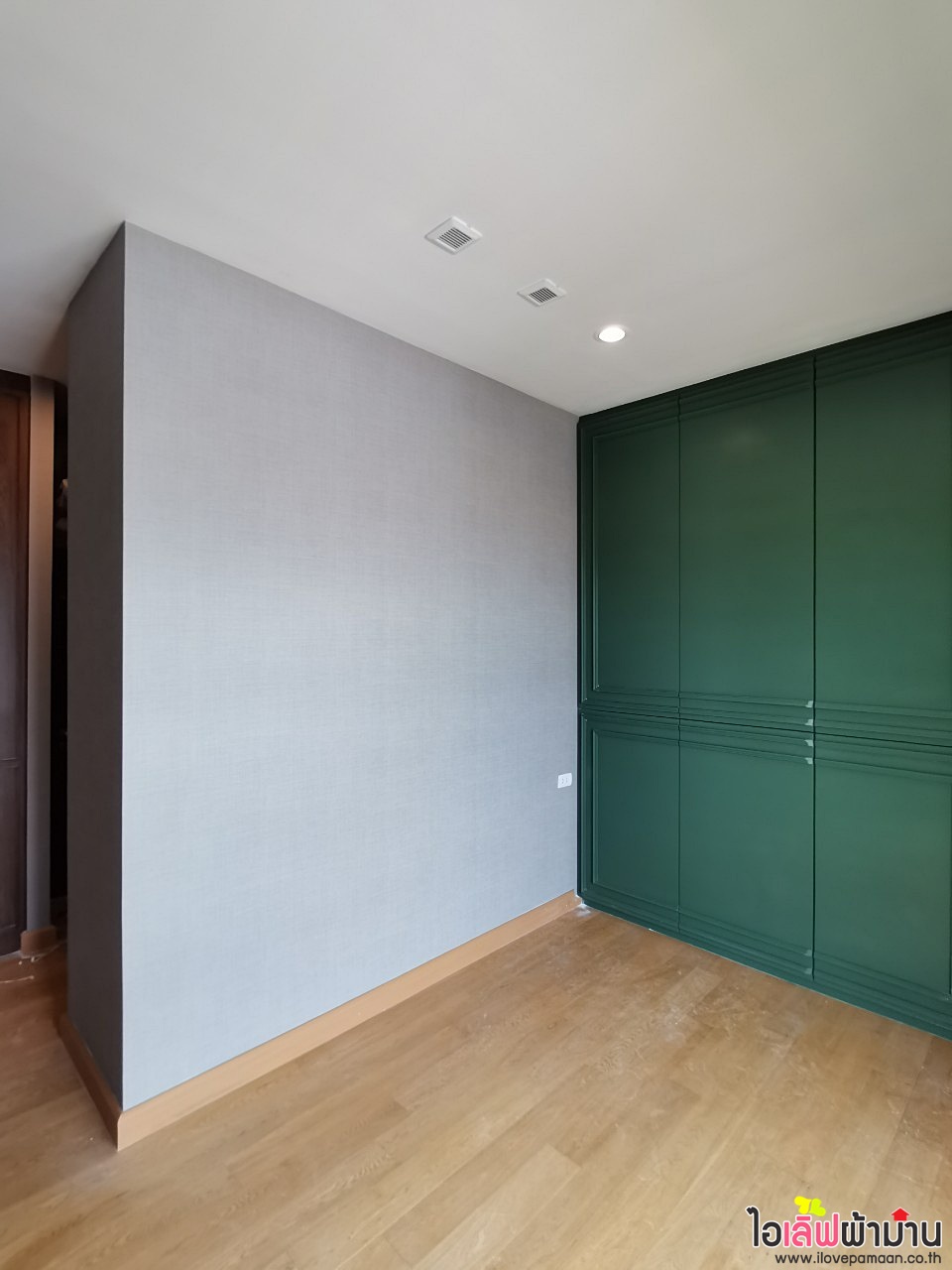 [H504] ผลงานติดตั้ง วอลเปเปอร์และผ้าม่านทั้งหลัง🏡🌳หน้างาน บ้าน SCG ปุณณวิถี 17🏠🌿