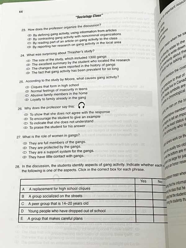 ►Fast English◄ หนังสือกวดวิชา Fast English เล่ม TOEFL : Listening มี Test ทั้งหมด 36 ชุด ไม่มีเฉลย ในหนังสือมีเขียนเล็กน้อย หนังสือเล่มหนาใหญ่