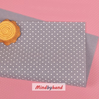 ผ้าสักหลาด ลายจุด (จุดเล็ก)