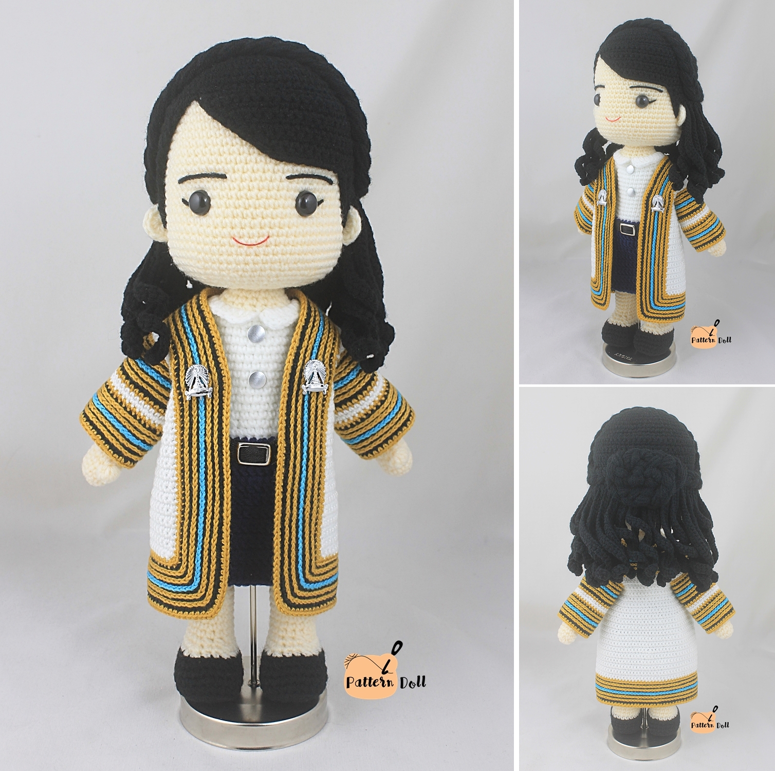 หนังสืองานฝีมือตุ๊กตาถักโครเชต์บัณฑิตม.จุฬาฯ