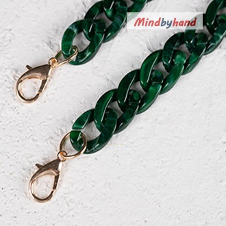 สายกระเป๋าอะคริลิคเรซิ่น ความยาว 60 cm.