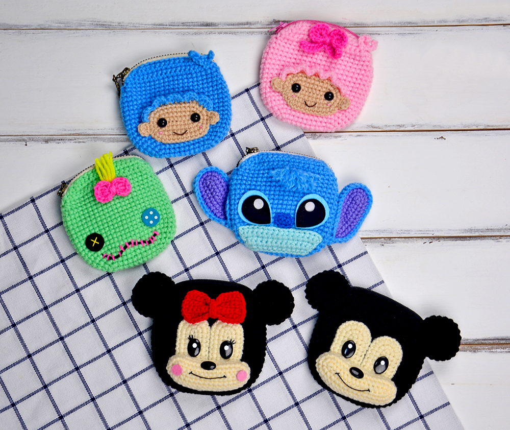 แพทเทิร์นกระเป๋าใส่เหรียญ