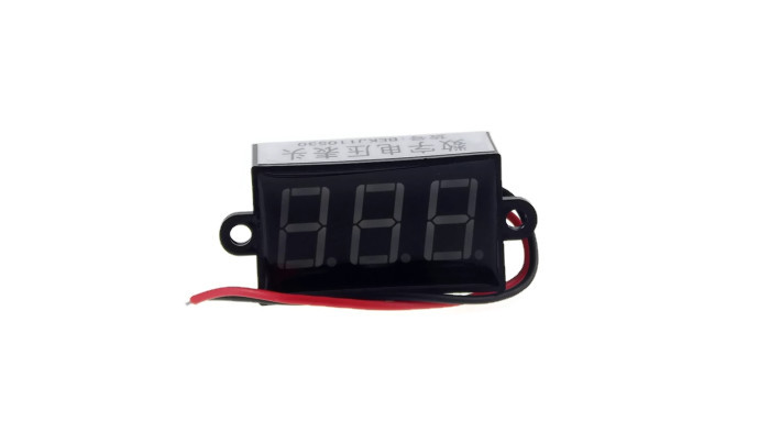 โวลท์มิเตอร์ดิจิตอล กันน้ำ 12V 24V