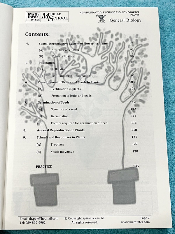 ►สอบ สอวน. ,สอบแข่งขันขึ้น ม.4◄ หนังสือเรียน Dr.POK ชีววิทยาสอบ สอวน. สอบแข่งขันขึ้น ม.4 สอบ SAT2 เรื่องพืช มีสรุปเนื้อหา และโจทย์ระดับยาก Advanced ทั้งเนื้อหาและโจทย์ในหนังสือมีทั้งภาษาไทย + ภาษาอังกฤษ เหมาะสำหรับเด็กที่มีพื้นฐานสูง เนื้อหาตีพิมพ์สมบูรณ์