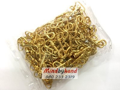 ตะขอก้ามปู สีทอง ขายาว