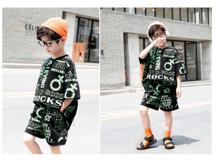 dr4873 เสื้อ+กางเกง เด็กโต 3 ตัวต่อแพ็ค 110-160 (เลือกไซส์ได้ให้ครบแพ็ค)