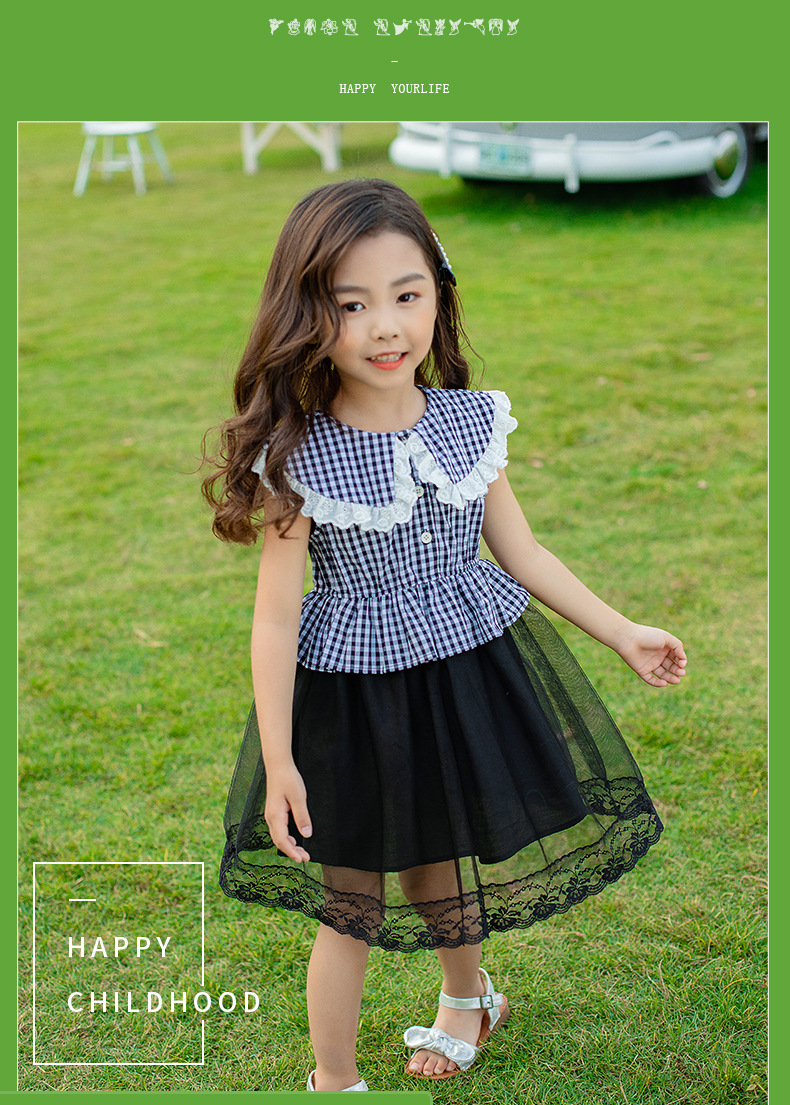 dm163 เดรส เด็กโต 3 ตัวต่อแพ็ค 110-160 (เลือกไซส์ให้ครบแพ็ค)