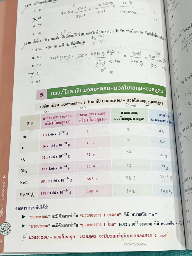 ►หนังสือเคมีอ.อุ๊◄ หนังสือเรียนวิชาเคมีครูอุ๊ อุไรวรรณ ศิวะกุล สารละลาย ปริมาณสัมพันธ์ มีสรุปเนื้อหา โจทย์แบบทดสอบ จดครบเกือบทั้งเล่ม จดละเอียด มีเฉลยและเฉลยละเอียดของอาจารย์