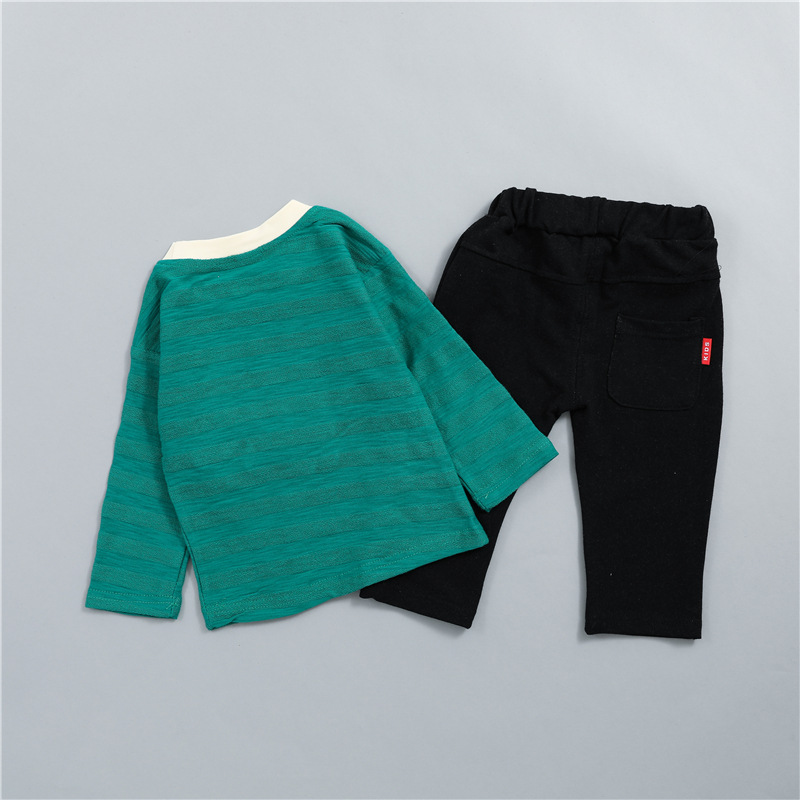 ha517 เสื้อแขนยาว+กางเกงขายาว size 80-110 4ตัวต่อแพ็ค