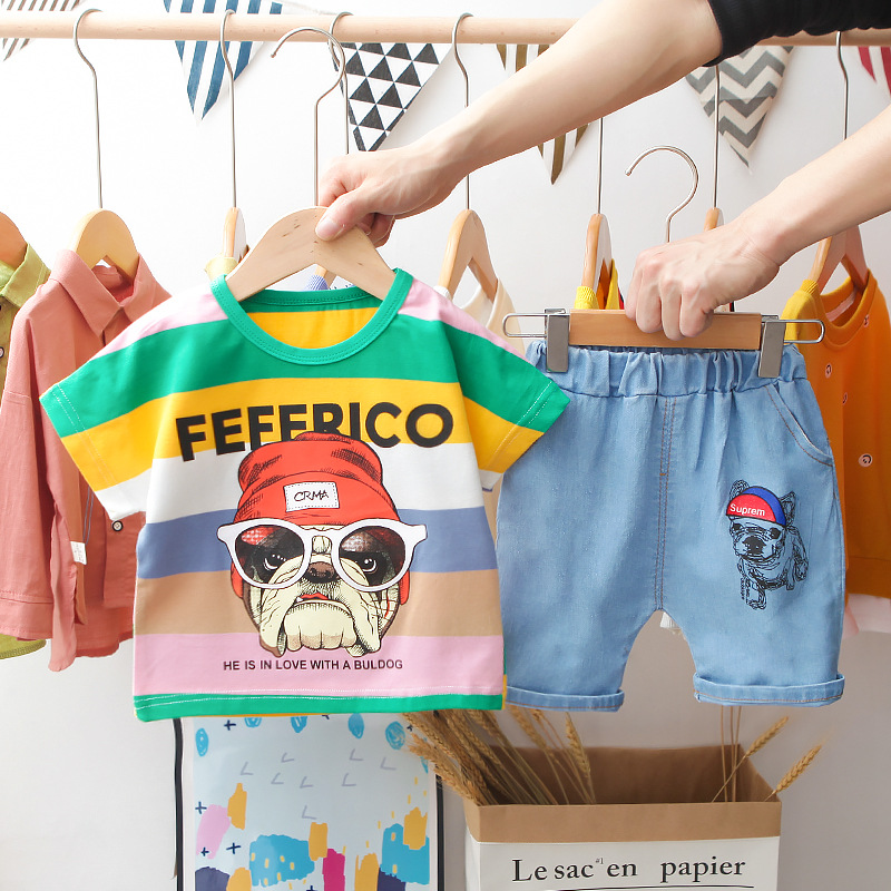 ha1281 เสื้อ+กางเกง size 80-110 จำนวน 4 ตัวต่อแพ็ค