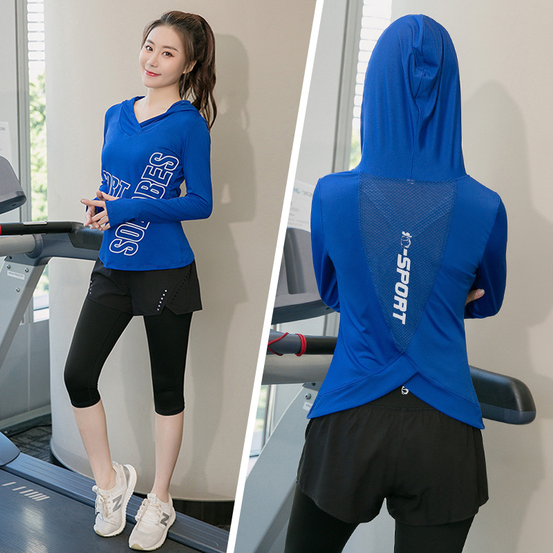 ชุดออกกําลังกายผู้หญิงขายาว ไซส์ใหญ่ 6 สี (L,XL,2XL,3XL,4XL) T1767