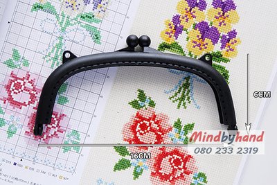 ปากกระเป๋าปิ๊กแป๊กพลาสติก ขนาด 6 นิ้วกว่าๆ