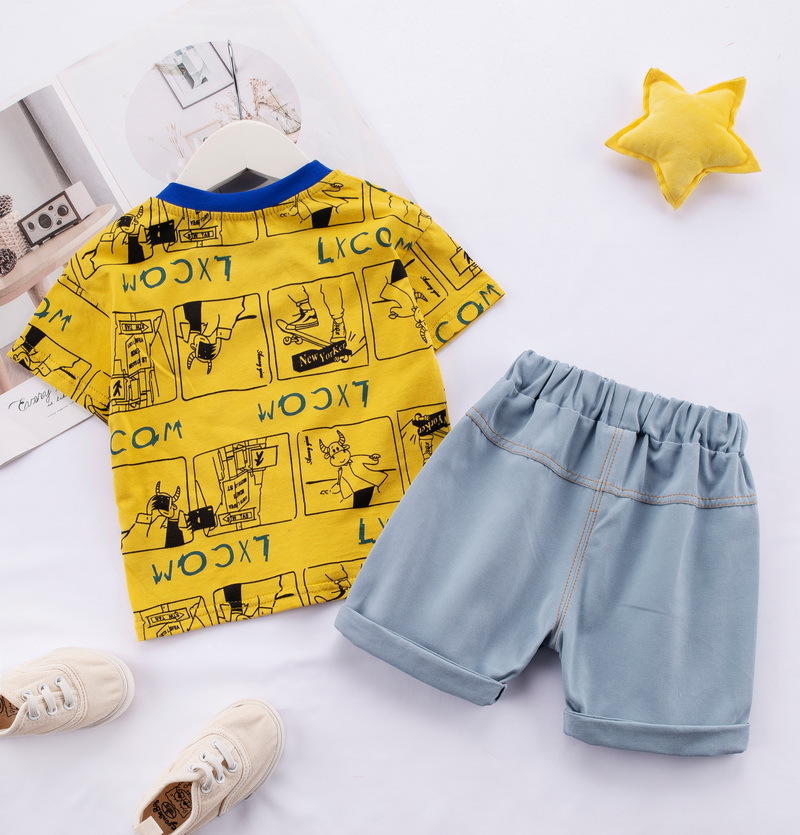 ha1581 เสื้อ+กางเกง size 80-110 จำนวน 4 ตัวต่อแพ็ค