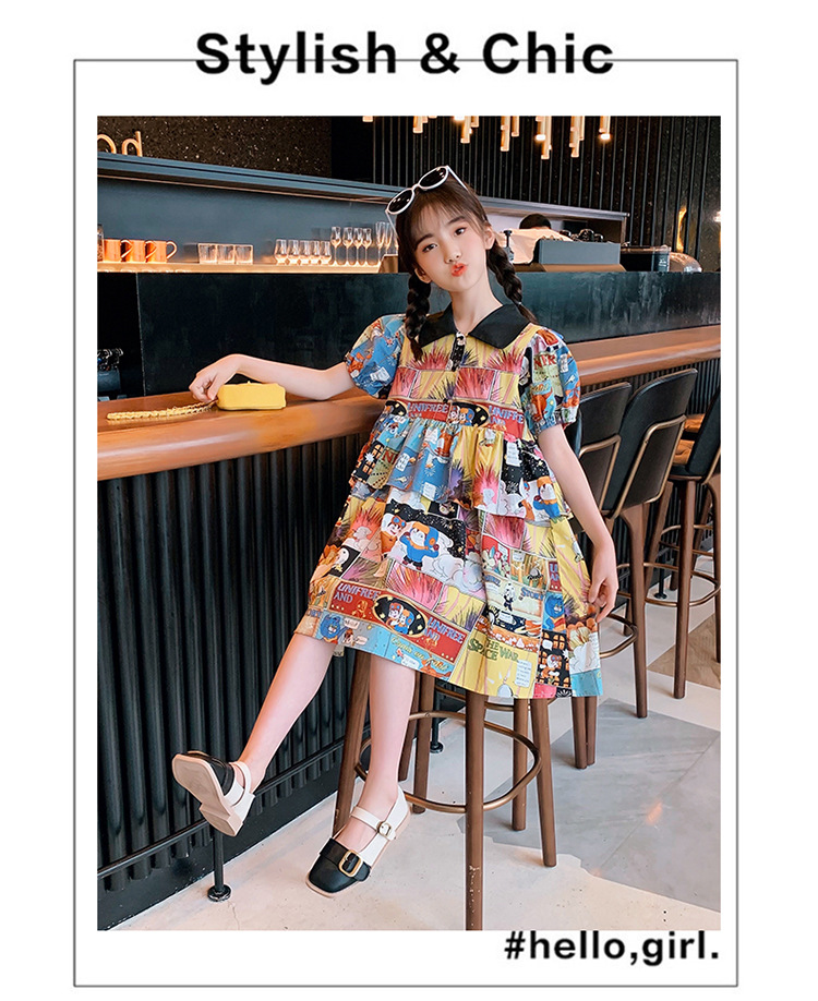 dr5354 เดรส เด็กโต 3 ตัวต่อแพ็ค 110-170 (เลือกไซส์ได้ให้ครบแพ็ค)