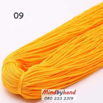 เชือกร่ม ขนาด 3 มิล รหัสสี 09 Golden
