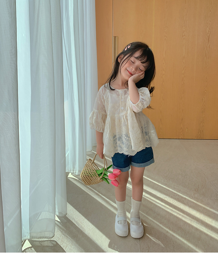 yy68 เสื้อลูกไม้ size 7-15 5 ชุดต่อแพ็ค (เลือกไซส์ได้ ให้ครบแพ็ค)