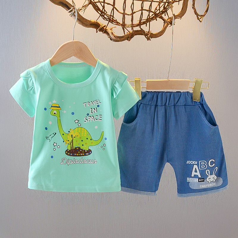 ha1370 เสื้อ+กางเกง size 80-110 จำนวน 4 ตัวต่อแพ็ค