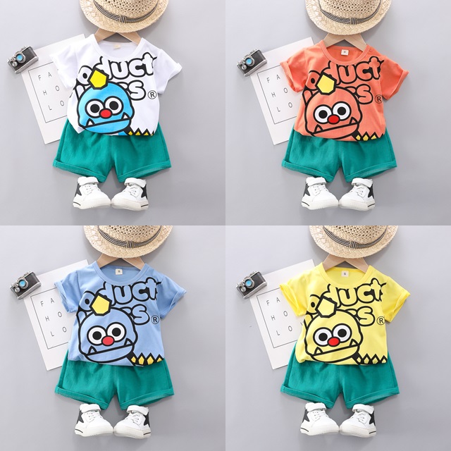 ha1425 เสื้อ+กางเกง size 80-110 จำนวน 4 ตัวต่อแพ็ค
