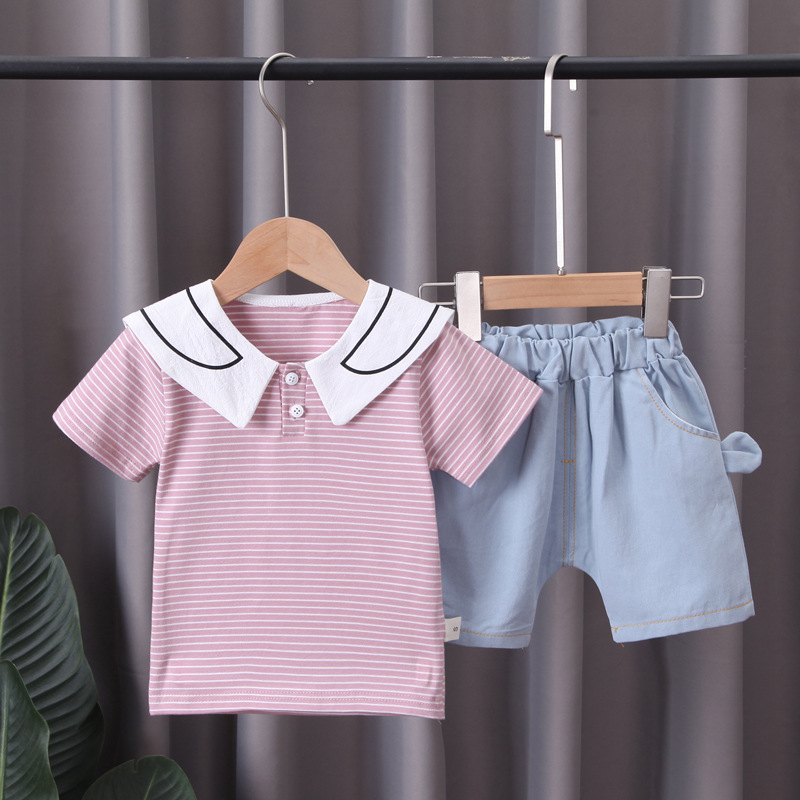 ha1593 เสื้อ+กางเกง size 80-110 จำนวน 4 ตัวต่อแพ็ค