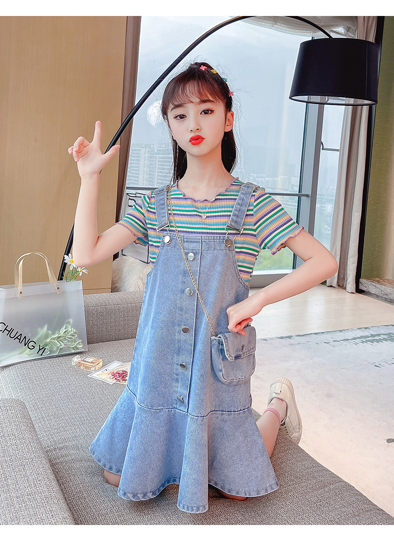 dr5301 เสื้อ+เดรส+กระเป๋า เด็กโต 3 ตัวต่อแพ็ค 110-160 (เลือกไซส์ได้ให้ครบแพ็ค)