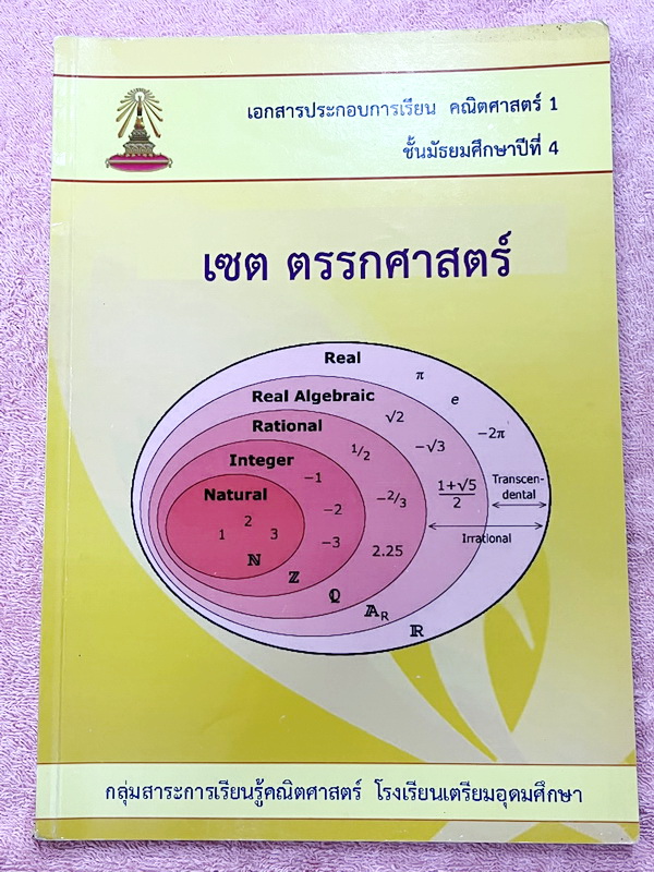 ►หนังสือเรียนโรงเรียนเตรียมอุดม◄ เอกสารประกอบการเรียนวิชาคณิตศาสตร์ เซต ตรรกศาสตร์ ระดับชั้น ม.4 จัดทำโดยกลุ่มสาระการเรียนรู้คณิตศาสตร์ สรุปเนื้อหาสูตรสำคัญ เนื้อหาตีพิมพ์สมบูรณ์ทั้งเล่ม มีโจทย์เข้มข้น จดเล็กน้อย ไม่มีเฉลย