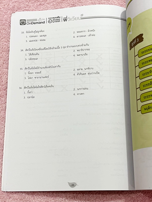 ►สอบเข้าเตรียมอุดม◄ หนังสือกวดวิชาพี่วิเวียน ออนดีมานด์ Upskill ตะลุยโจทย์ชีววิทยา เพื่อสอบเข้าโรงเรียนเตรียมอุดมศึกษา เน้นฝึกทำโจทย์ทั้งเล่ม มีโจทย์ครบทุกเรื่องทุกบท ในหนังสือมีเขียนเล็กน้อยและไม่มีเฉลย หนังสือพิมม์สีสวยงามทั้งเล่ม