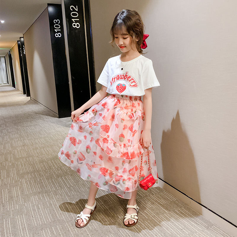 dr5495 เสื้อ+กระโปรง เด็กโต 3 ตัวต่อแพ็ค 110-170 (เลือกไซส์ได้ให้ครบแพ็ค)