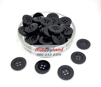 กระดุม สีดำ