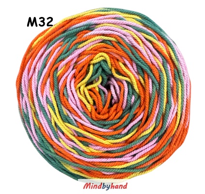 เชือกฟอกสีเหลือบ สี 32