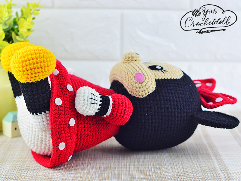 ตุ๊กตาถักโครเชต์ มินนี่เม้าส์