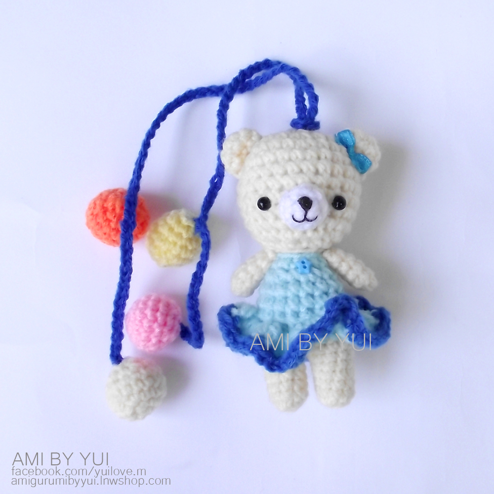 พวงห้อยกระเป๋าหมีใส่กระโปรง